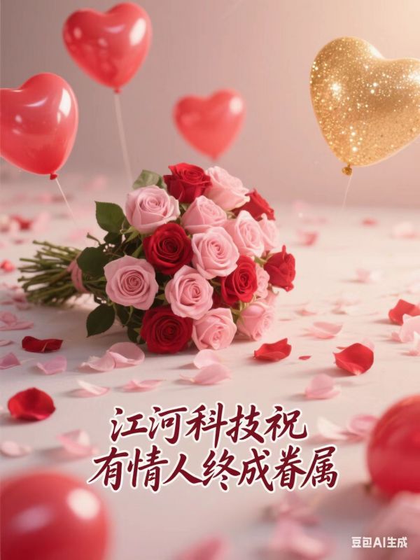 七夕良辰至，愛(ài)意漫星河。江河科技祝愿每對(duì)有情人，既能共享朝朝暮暮的溫情，也能攜手奔赴歲歲年年的美好!